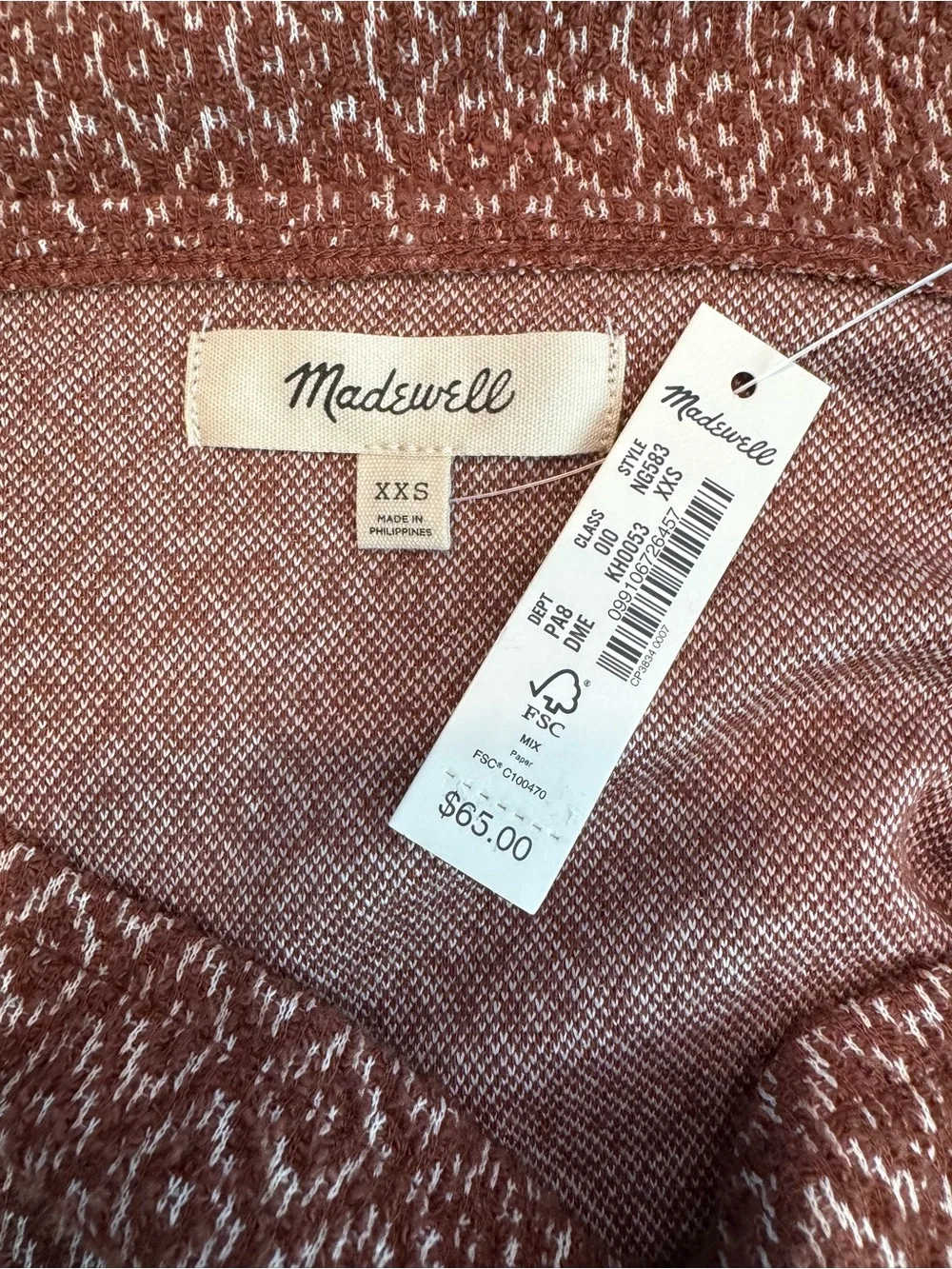 Madewell square neck